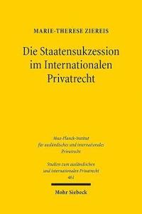 bokomslag Die Staatensukzession im Internationalen Privatrecht