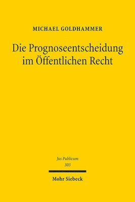 bokomslag Die Prognoseentscheidung im ffentlichen Recht