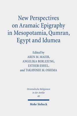 bokomslag New Perspectives on Aramaic Epigraphy in Mesopotamia, Qumran, Egypt and Idumea