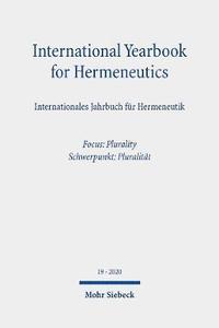 bokomslag International Yearbook for Hermeneutics/Internationales Jahrbuch fr Hermeneutik