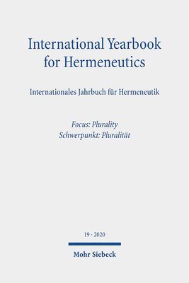 Günter Figal, Bernhard Zimmermann - International Yearbook for Hermeneutics/Internationales Jahrbuch für Hermeneutik, Häftad