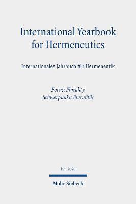 bokomslag International Yearbook for Hermeneutics/Internationales Jahrbuch fr Hermeneutik