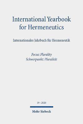 International Yearbook for Hermeneutics/Internationales Jahrbuch fr Hermeneutik 1