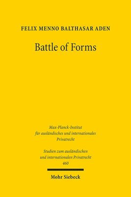 Felix Menno Balthasar Aden - Battle of Forms, Häftad