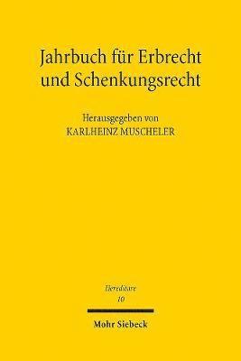 Jahrbuch fr Erbrecht und Schenkungsrecht 1