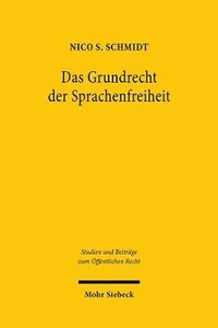 bokomslag Das Grundrecht der Sprachenfreiheit
