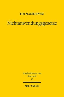 Tim Maciejewski - Nichtanwendungsgesetze, Inbunden