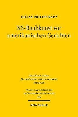 NS-Raubkunst vor amerikanischen Gerichten 1