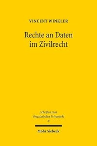 bokomslag Rechte an Daten im Zivilrecht