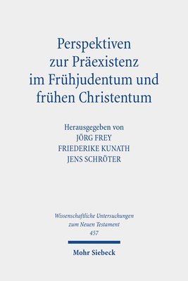 bokomslag Perspektiven zur Prexistenz im Frhjudentum und frhen Christentum