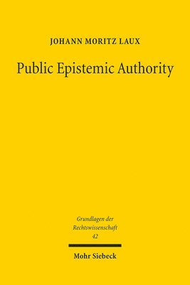 bokomslag Public Epistemic Authority