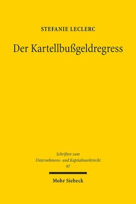 Der Kartellbugeldregress 1