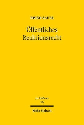 bokomslag ffentliches Reaktionsrecht