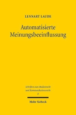 bokomslag Automatisierte Meinungsbeeinflussung