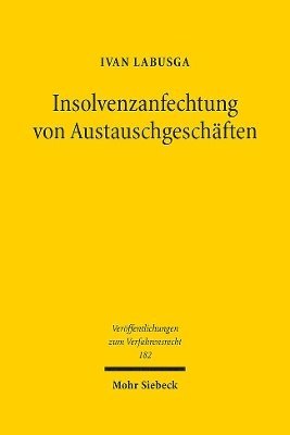 bokomslag Insolvenzanfechtung von Austauschgeschften