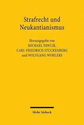 bokomslag Strafrecht und Neukantianismus