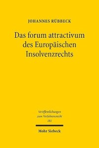 bokomslag Das forum attractivum des Europäischen Insolvenzrechts