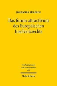 bokomslag Das forum attractivum des Europischen Insolvenzrechts