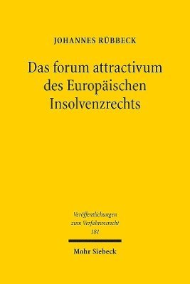 bokomslag Das forum attractivum des Europischen Insolvenzrechts
