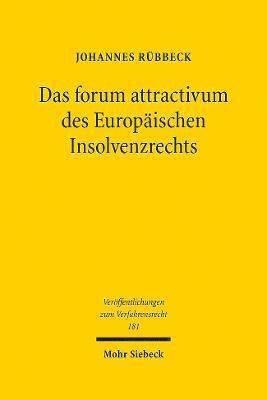 Das forum attractivum des Europischen Insolvenzrechts 1