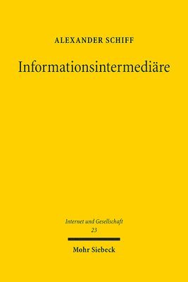 bokomslag Informationsintermedire