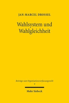 Wahlsystem und Wahlgleichheit 1