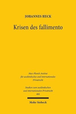 bokomslag Krisen des fallimento