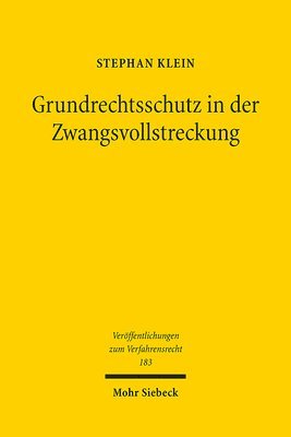 bokomslag Grundrechtsschutz in der Zwangsvollstreckung