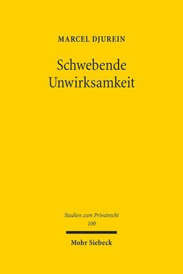 bokomslag Schwebende Unwirksamkeit