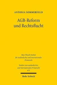 bokomslag AGB-Reform und Rechtsflucht