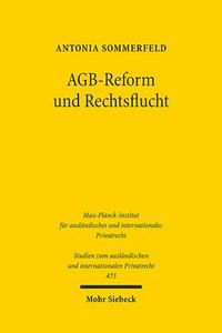 bokomslag AGB-Reform und Rechtsflucht