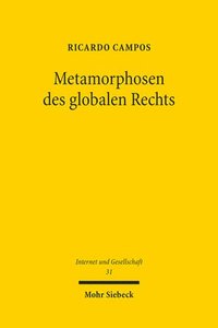 bokomslag Metamorphosen des globalen Rechts