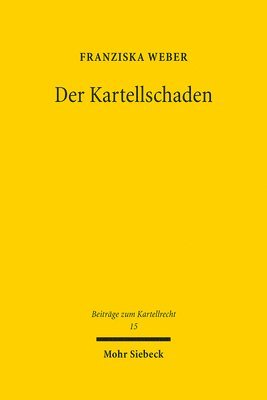 Franziska Weber - Der Kartellschaden, Inbunden