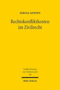 bokomslag Rechtskonfliktkosten im Zivilrecht