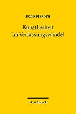 bokomslag Kunstfreiheit im Verfassungswandel