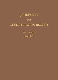 bokomslag Jahrbuch des öffentlichen Rechts der Gegenwart. Neue Folge
