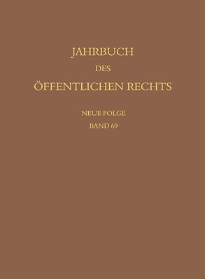 Oliver Lepsius, Angelika Nußberger, Christoph Schönberger, Christian Waldhoff, Christian Walter - Jahrbuch des öffentlichen Rechts der Gegenwart. Neue Folge, Inbunden