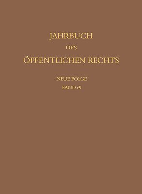 bokomslag Jahrbuch des ffentlichen Rechts der Gegenwart. Neue Folge