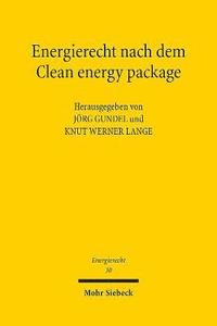 bokomslag Energierecht nach dem Clean energy package
