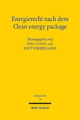 Energierecht nach dem Clean energy package 1