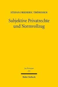 bokomslag Subjektive Privatrechte und Normvollzug