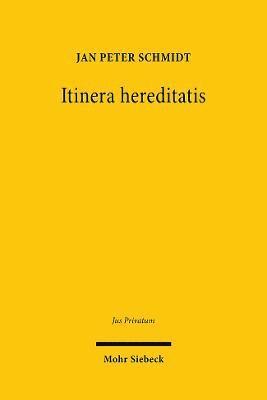 Jan Peter Schmidt - Itinera hereditatis, Inbunden