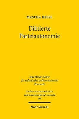 Diktierte Parteiautonomie 1