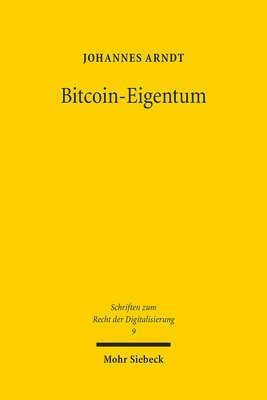 Johannes Arndt - Bitcoin-Eigentum, Häftad