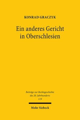 bokomslag Ein anderes Gericht in Oberschlesien