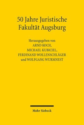 bokomslag 50 Jahre Juristische Fakultt Augsburg