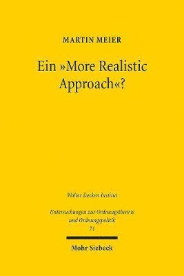 Ein &quot;More Realistic Approach&quot;? 1