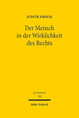 bokomslag Der Mensch in der Wirklichkeit des Rechts