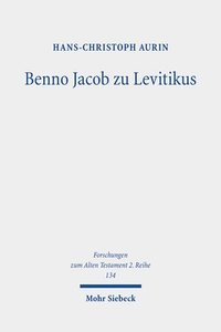 bokomslag Benno Jacob zu Levitikus