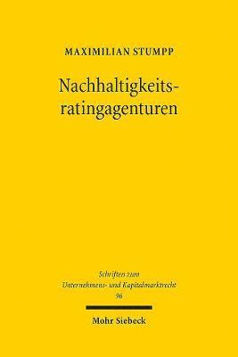 Maximilian Stumpp, TBD - Nachhaltigkeitsratingagenturen, Häftad